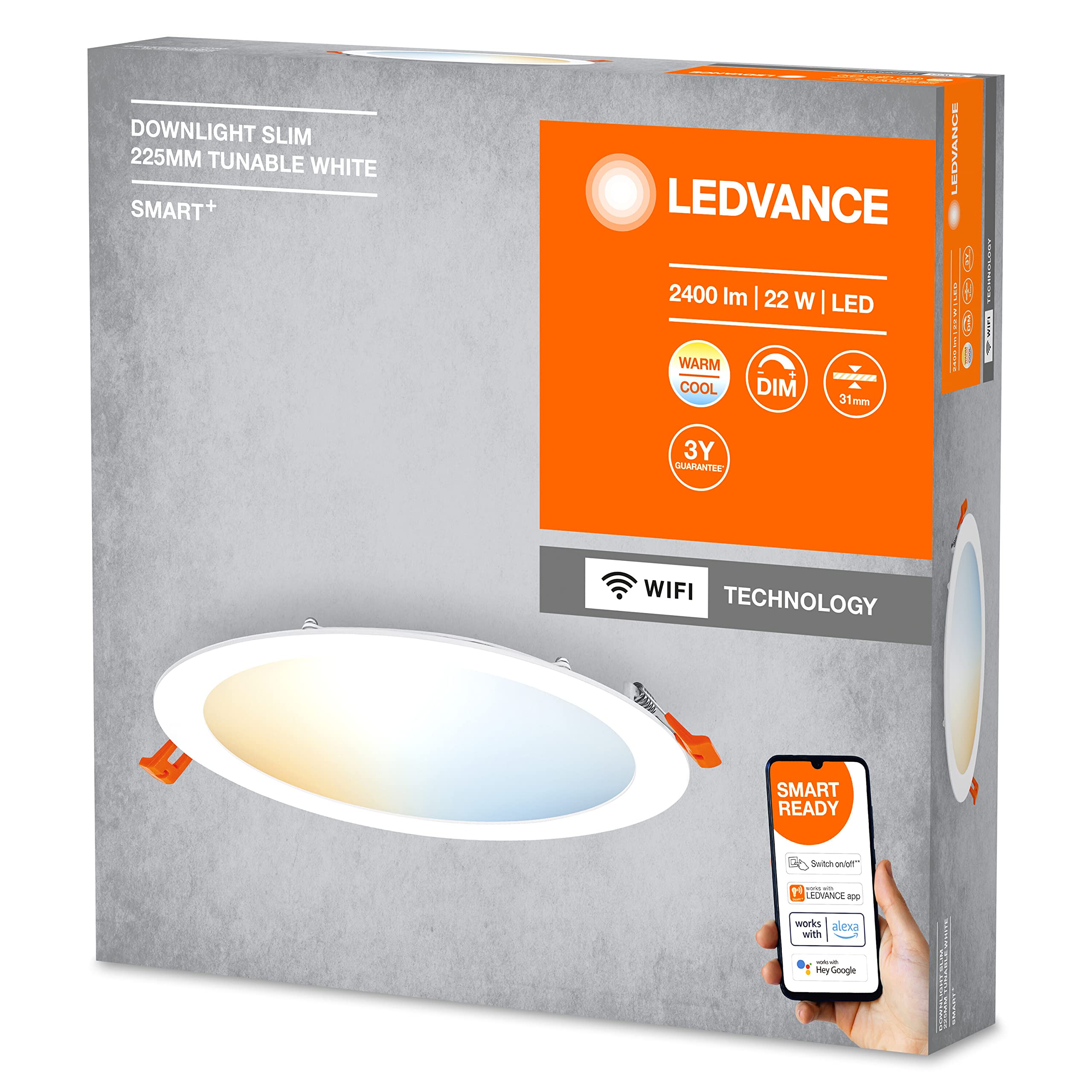 ledvance-smart-recess-slim-downlight-tw-22w-spot-encastr-connect-rond-22-5-cm-bl image 4