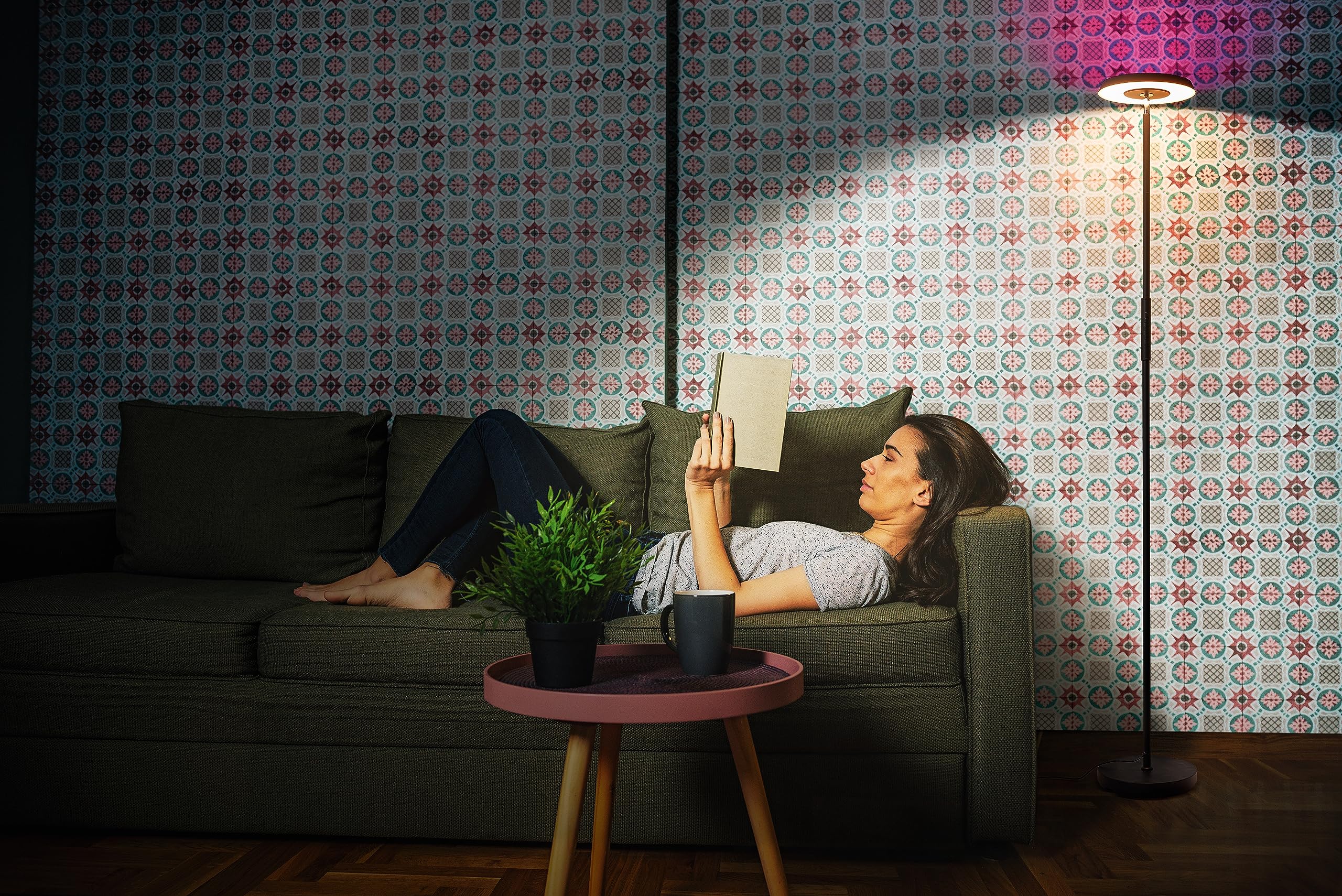 ledvance-smart-wifi-floor-updown-lampadaire-design-noir-13-5-w-2165-lm-double-so image 5