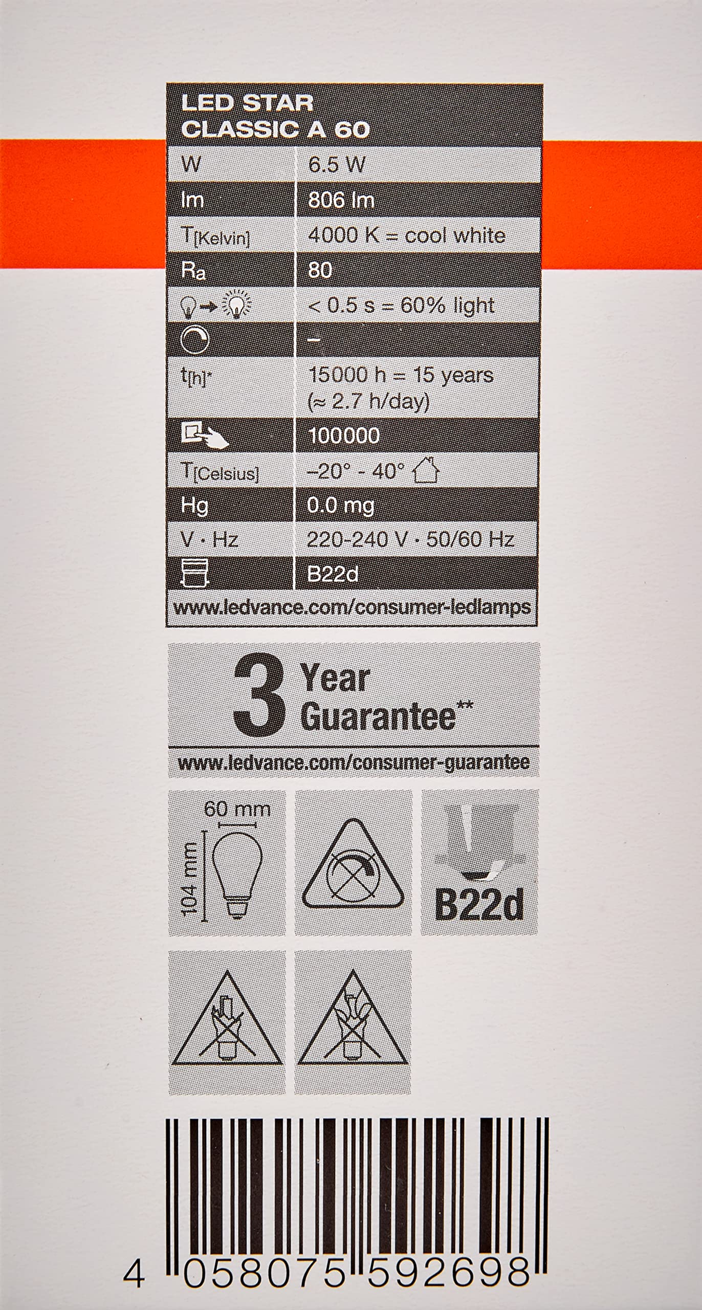 osram-ledvance-led-star-ampoule-filament-d-poli-b22d-blanc-froid-4000k-remplace- image 5