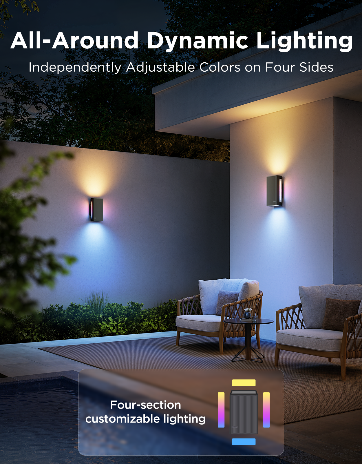 govee-updown-wall-light-h7076-lot-de-2-appliques-murales-ext-rieures-intelligent image 2
