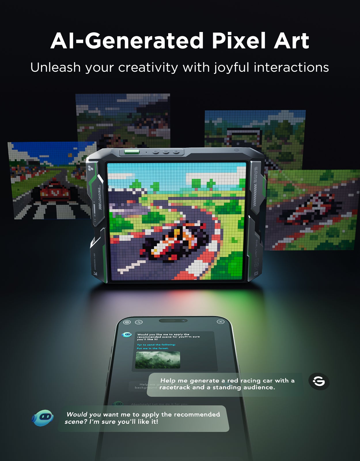 govee-gaming-pixel-light-52-x-32-cran-pixel-ia-avec-animations-dynamiques-music- image 5