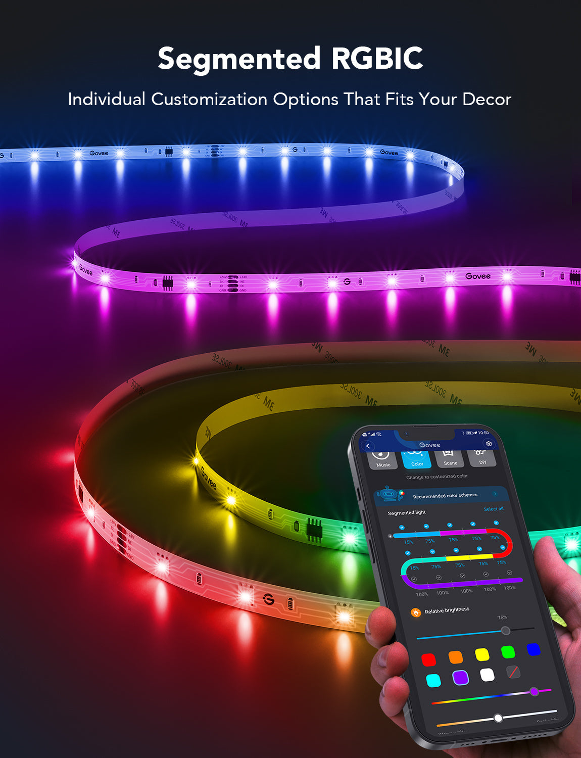govee-rgbic-basic-led-strip-lights-10-m-reconditionn-es-h617c-bluetooth-app-mult image 6