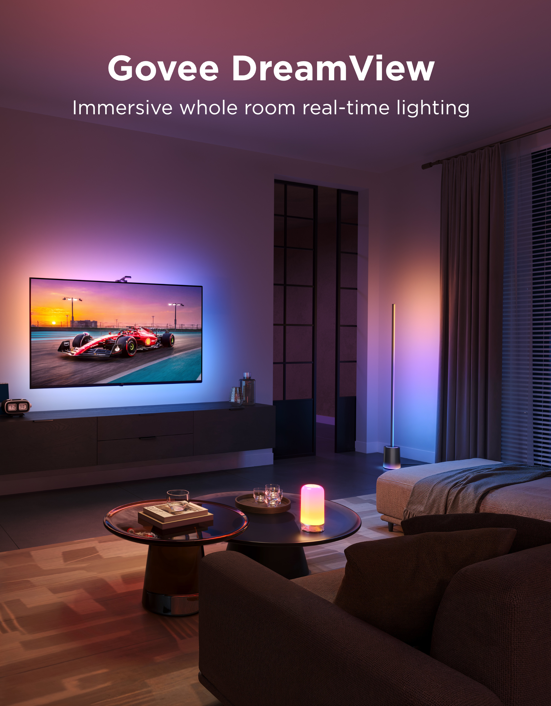 govee-tv-backlight-3-r-tro-clairage-led-tv-avec-cam-ra-4mp-et-clairage-adaptatif image 8