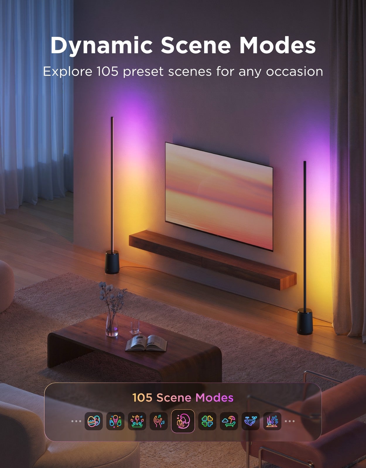 govee-floor-lamp-3-lite-lampadaire-led-intelligent-rgbic-avec-lumi-re-blanche-aj image 4