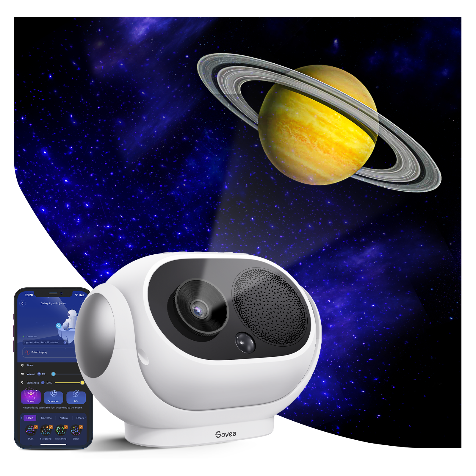 govee-galaxy-light-projector-pro-h6092-reconditionn-projecteur-d-toiles-intellig image 1