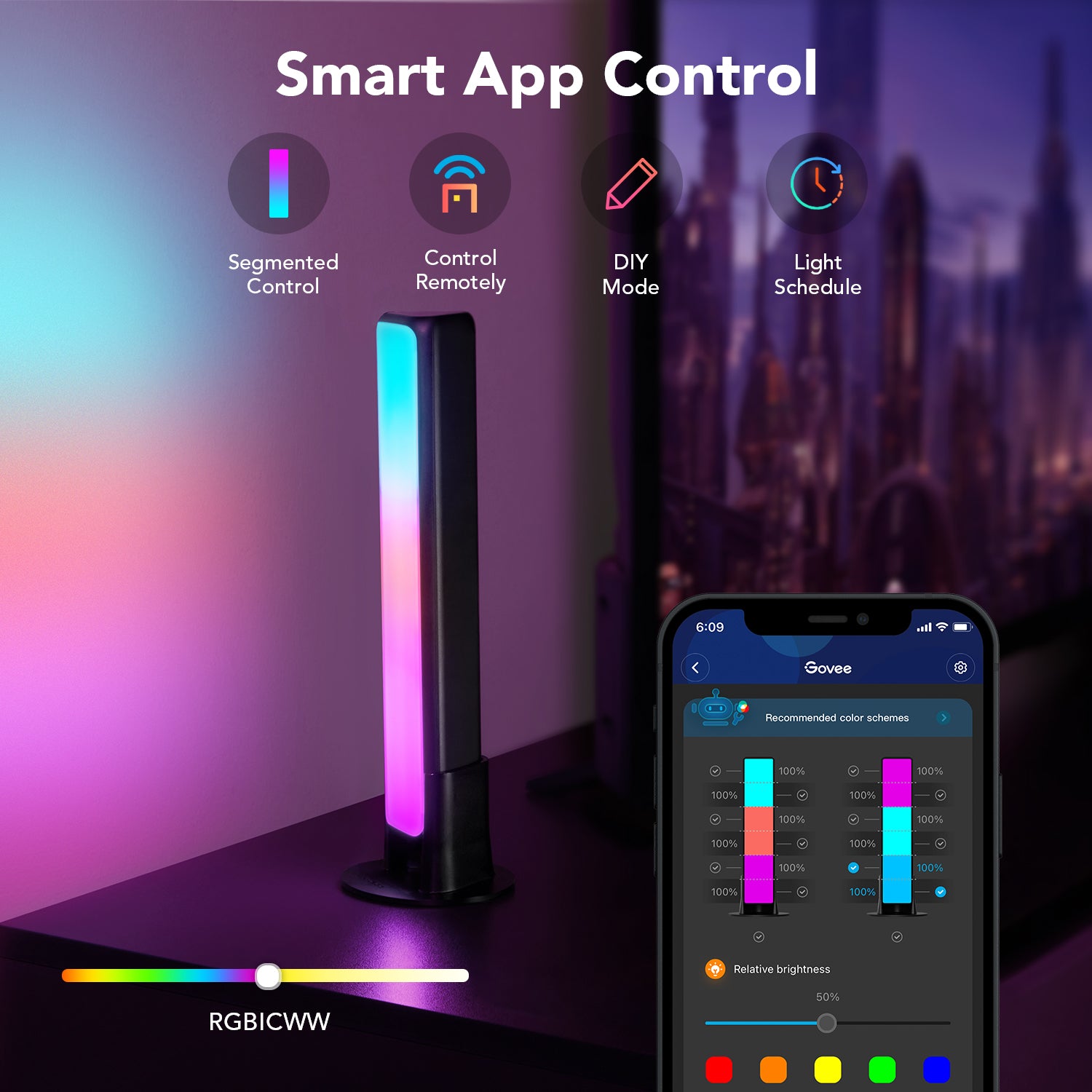 govee-rgbicww-wifi-bluetooth-flow-plus-light-bars-h6056-barres-lumineuses-intell image 6