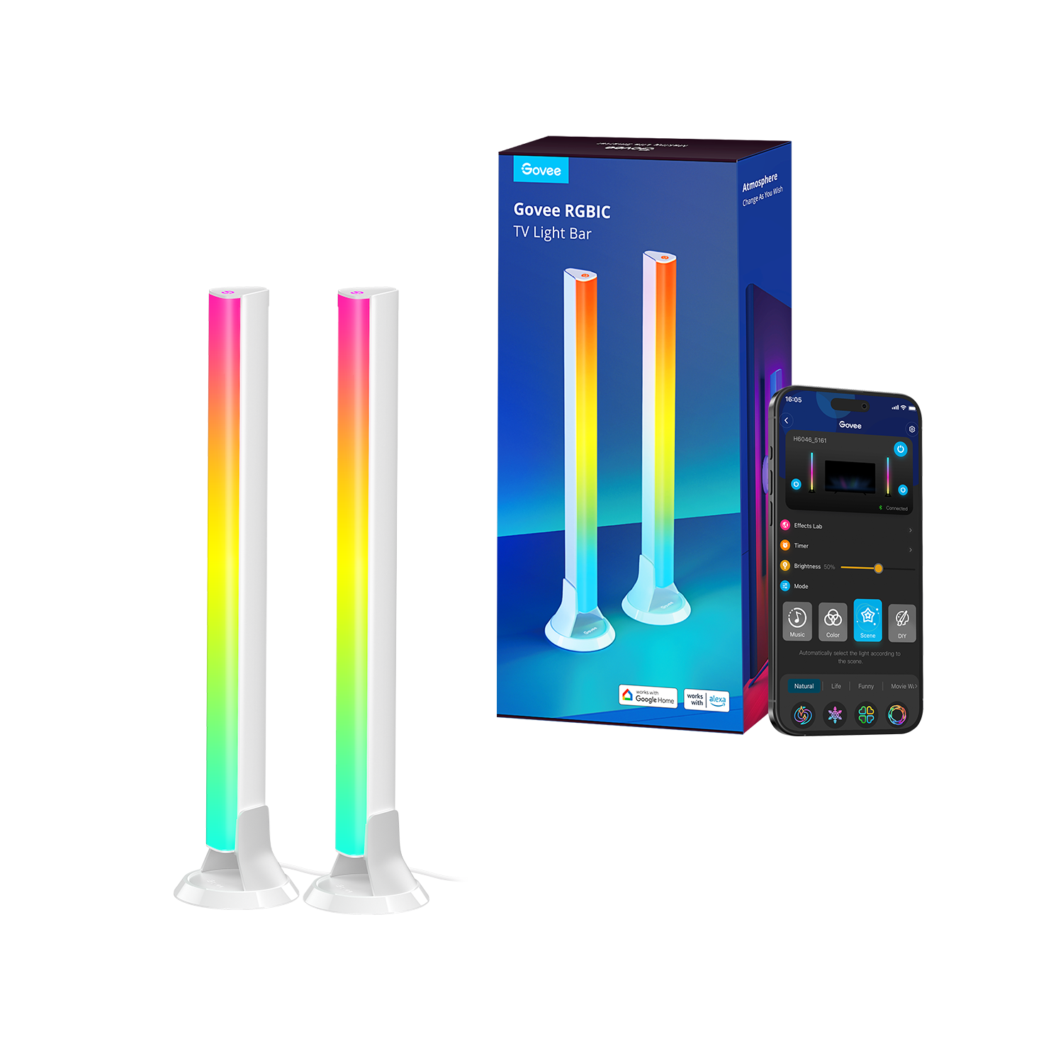 govee-rgbic-tv-light-bars-h6046-reconditionn-barres-lumineuses-immersives-pour-t image 2