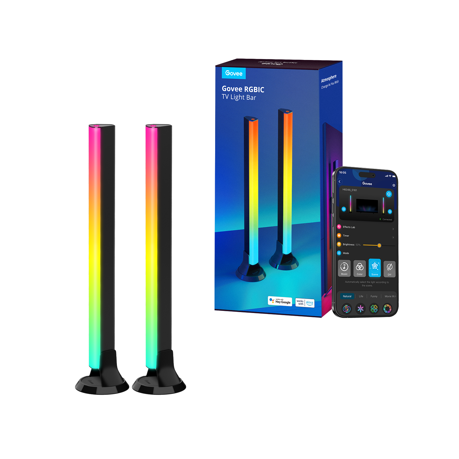 govee-rgbic-tv-light-bars-h6046-reconditionn-barres-lumineuses-immersives-pour-t image 1