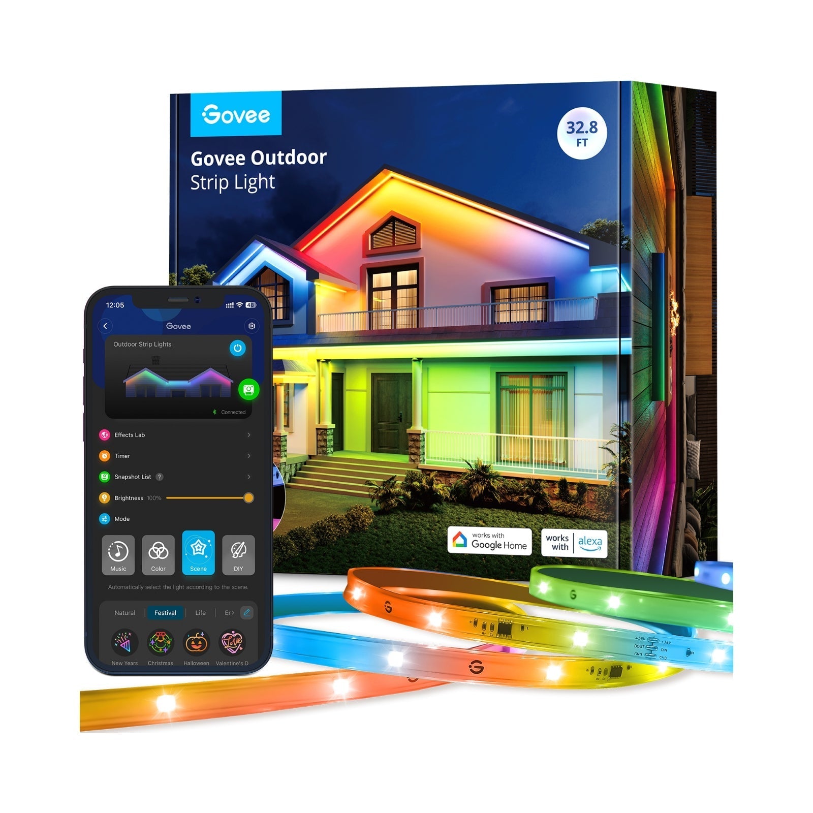 govee-rgbic-outdoor-strip-light-h6175-h6173-h6176-ruban-led-ext-rieur-wi-fi-reco image 3