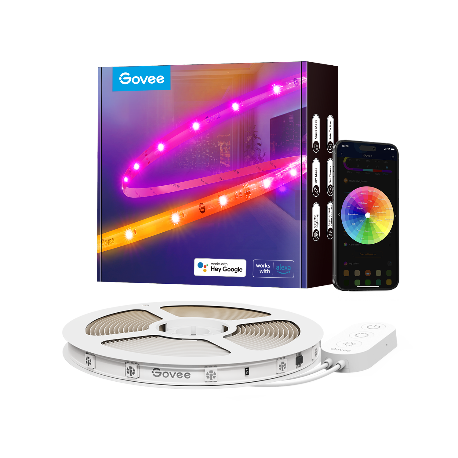 govee-rgbic-led-strip-lights-avec-rev-tement-protecteur-h619a-5-m-h619c-10-m-h61 image 1