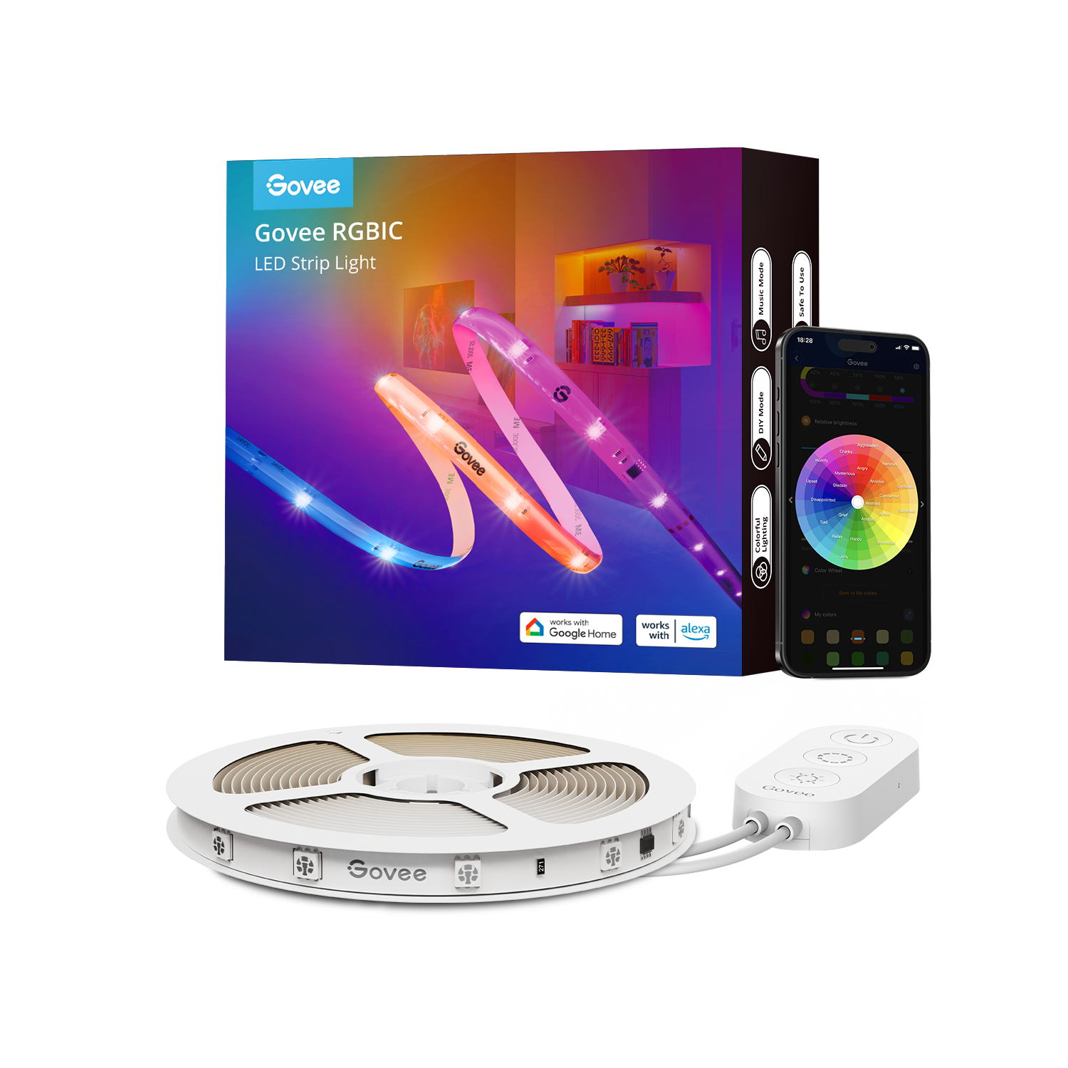 govee-rgbic-wi-fi-bluetooth-strip-lights-reconditionn-ruban-led-h619a-h619c-h619 image 8
