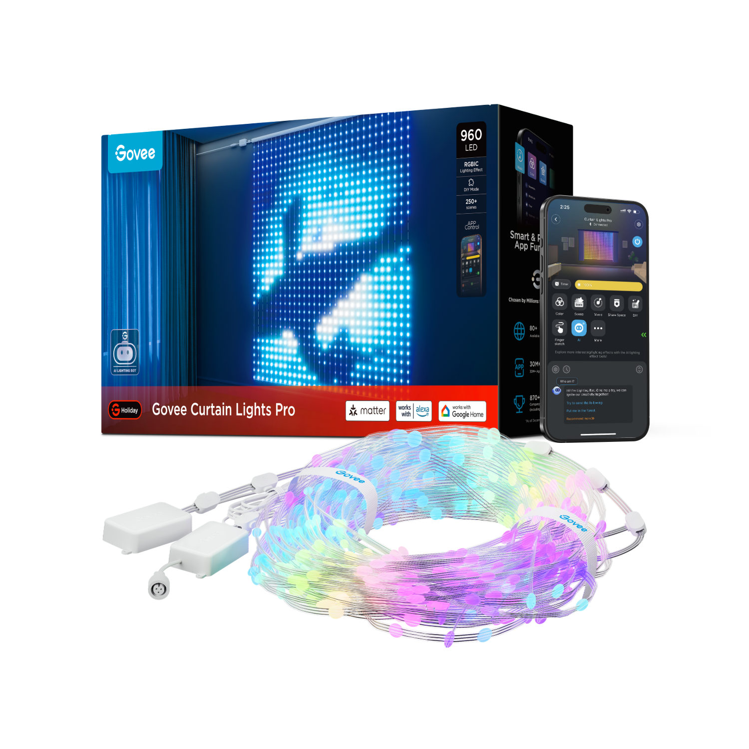 govee-curtain-lights-pro-reconditionn-h70b6-rideau-lumineux-intelligent-960-led- image 1