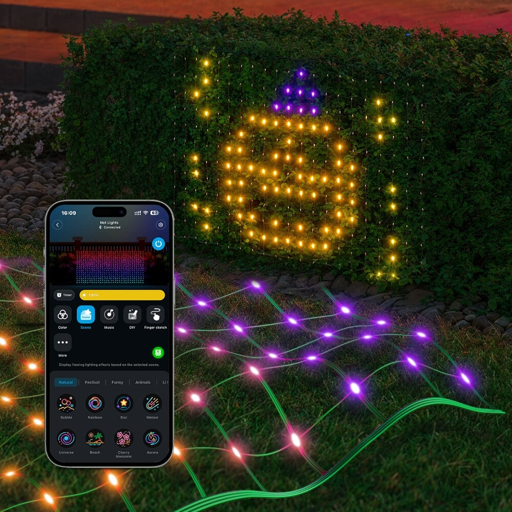 govee-net-lights-guirlande-filet-rgbic-ext-rieure-tanche-reconditionn-e image 7