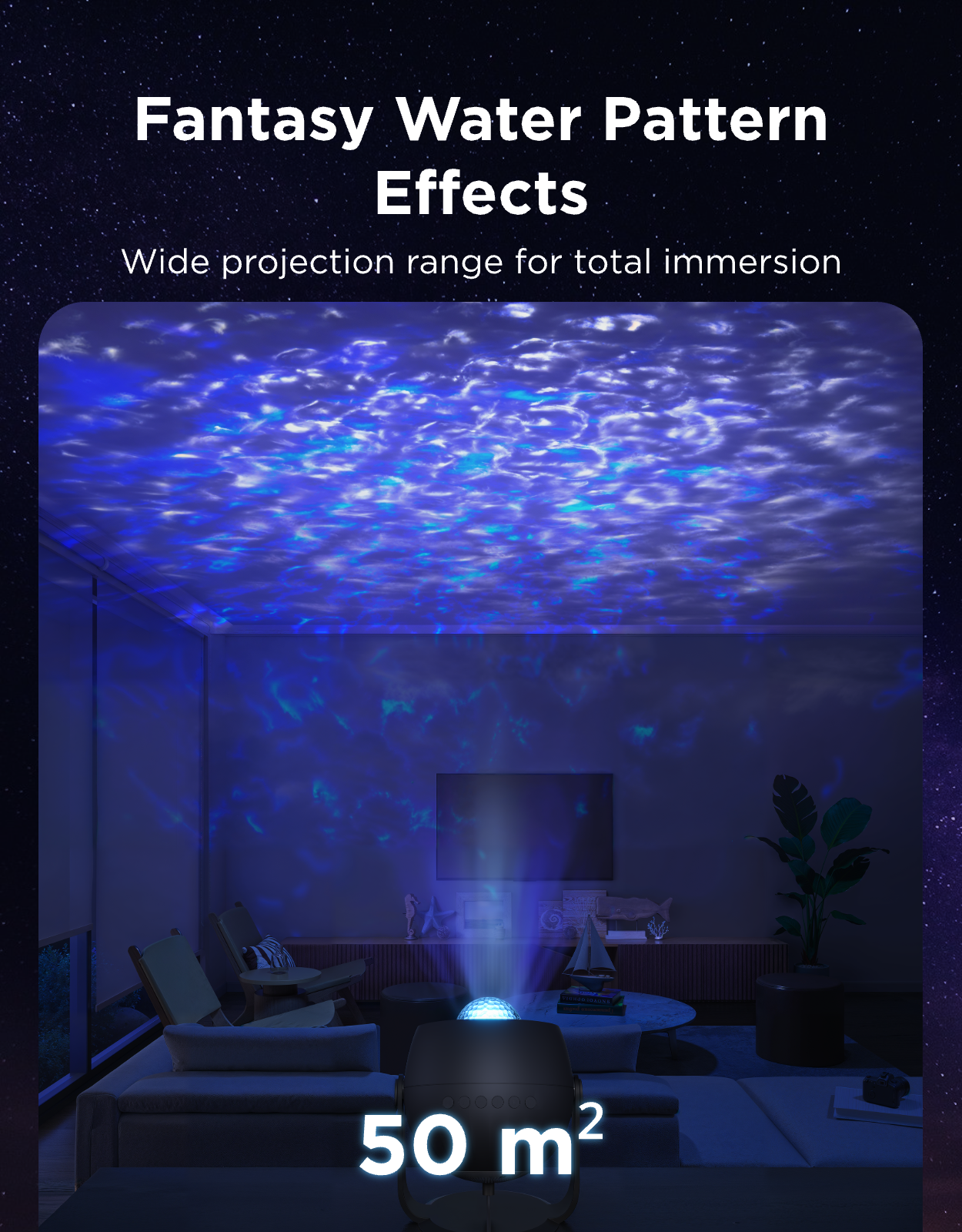 govee-star-light-projector-h6093-ocean-wave-projecteur-d-toiles-et-vagues-oc-ani image 2