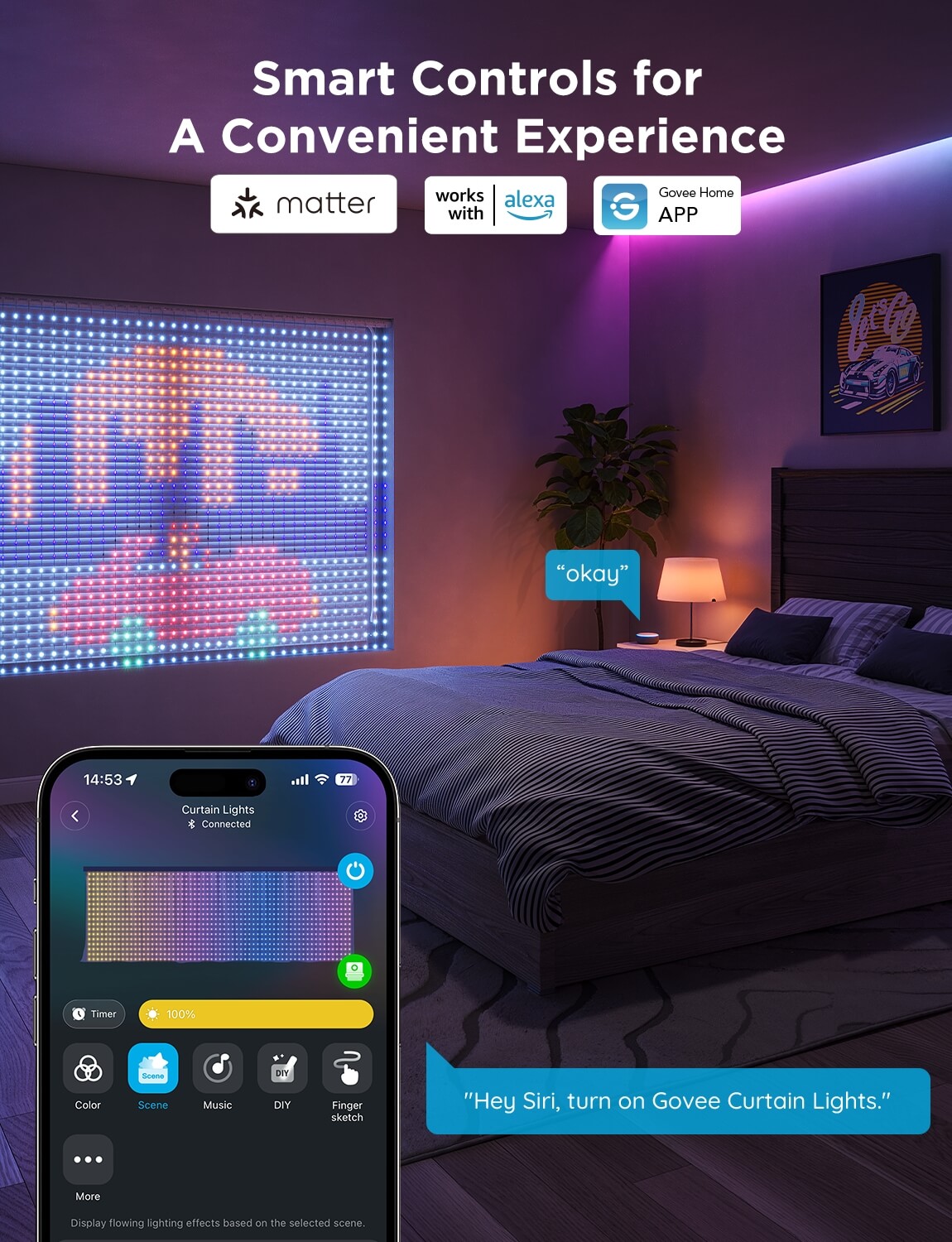 govee-curtain-lights-2-rideau-lumineux-led-intelligent-1-5-m-2-m-200-sc-nes-et-e image 8