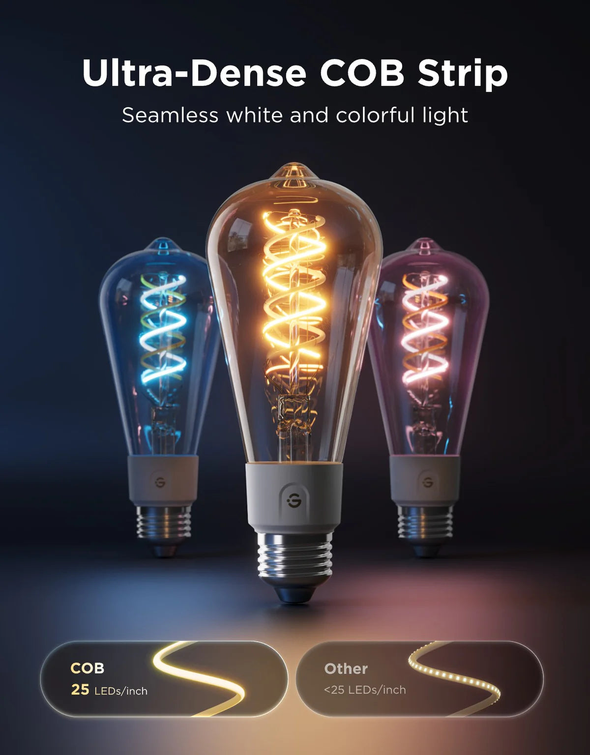 govee-st19-ampoule-connect-e-edison-e27-rgb-dimmable-500-lm image 4