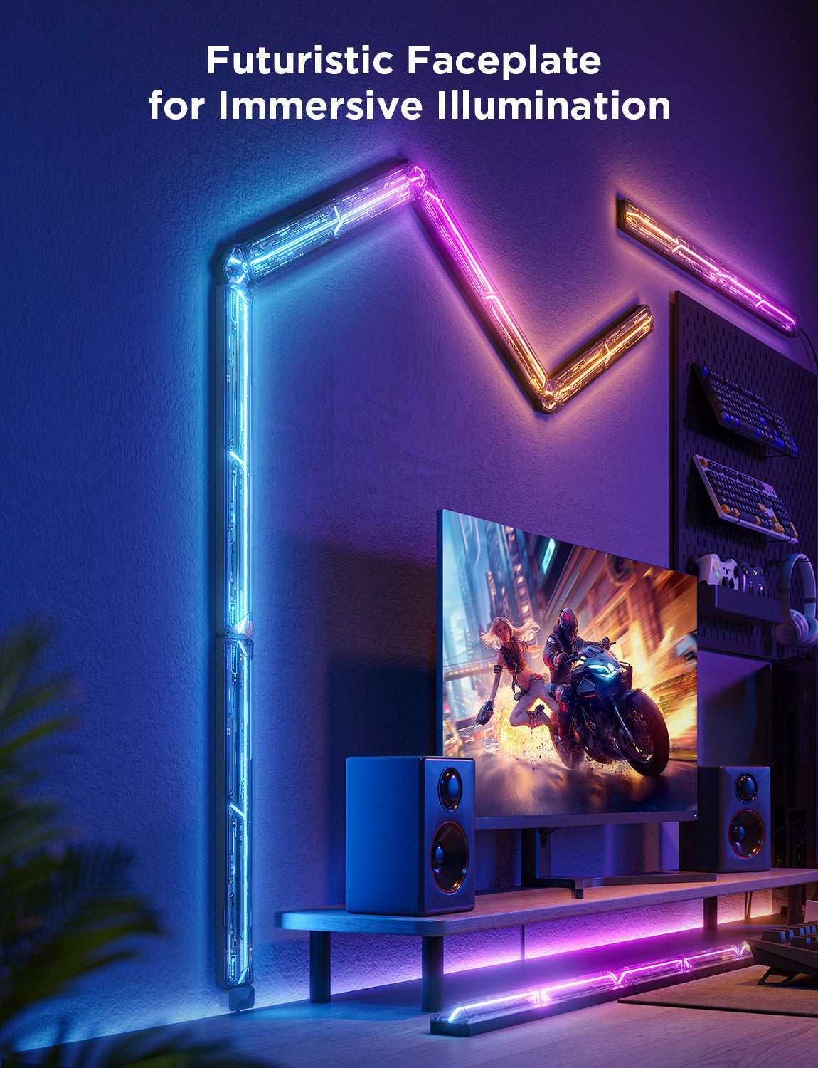 govee-h6063-gaming-wall-light-panneau-lumineux-mural-rgb-avec-face-translucide-i image 5
