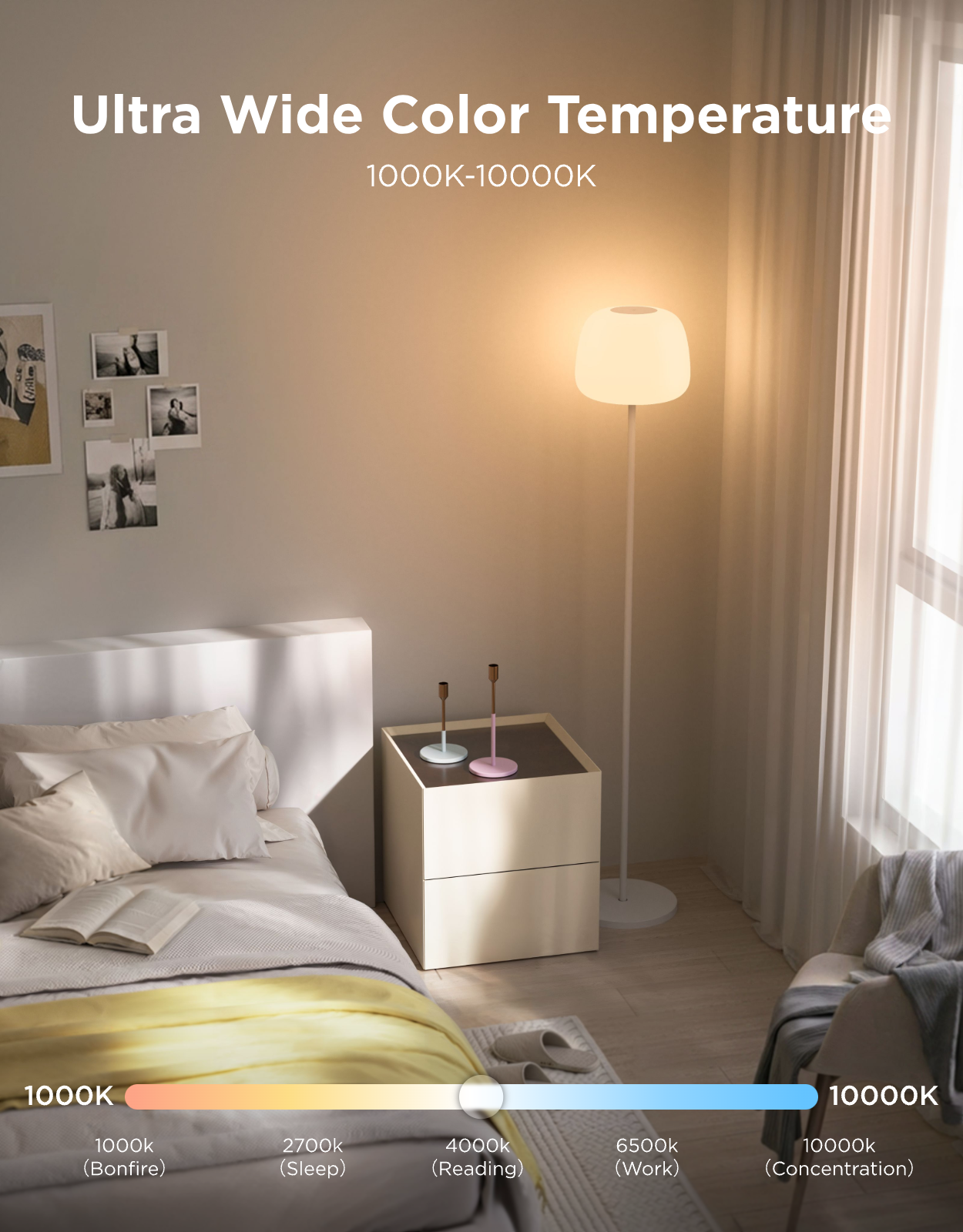 govee-lantern-floor-lamp-lampadaire-lanterne-led-intelligent-luminblend-1000k-10 image 3