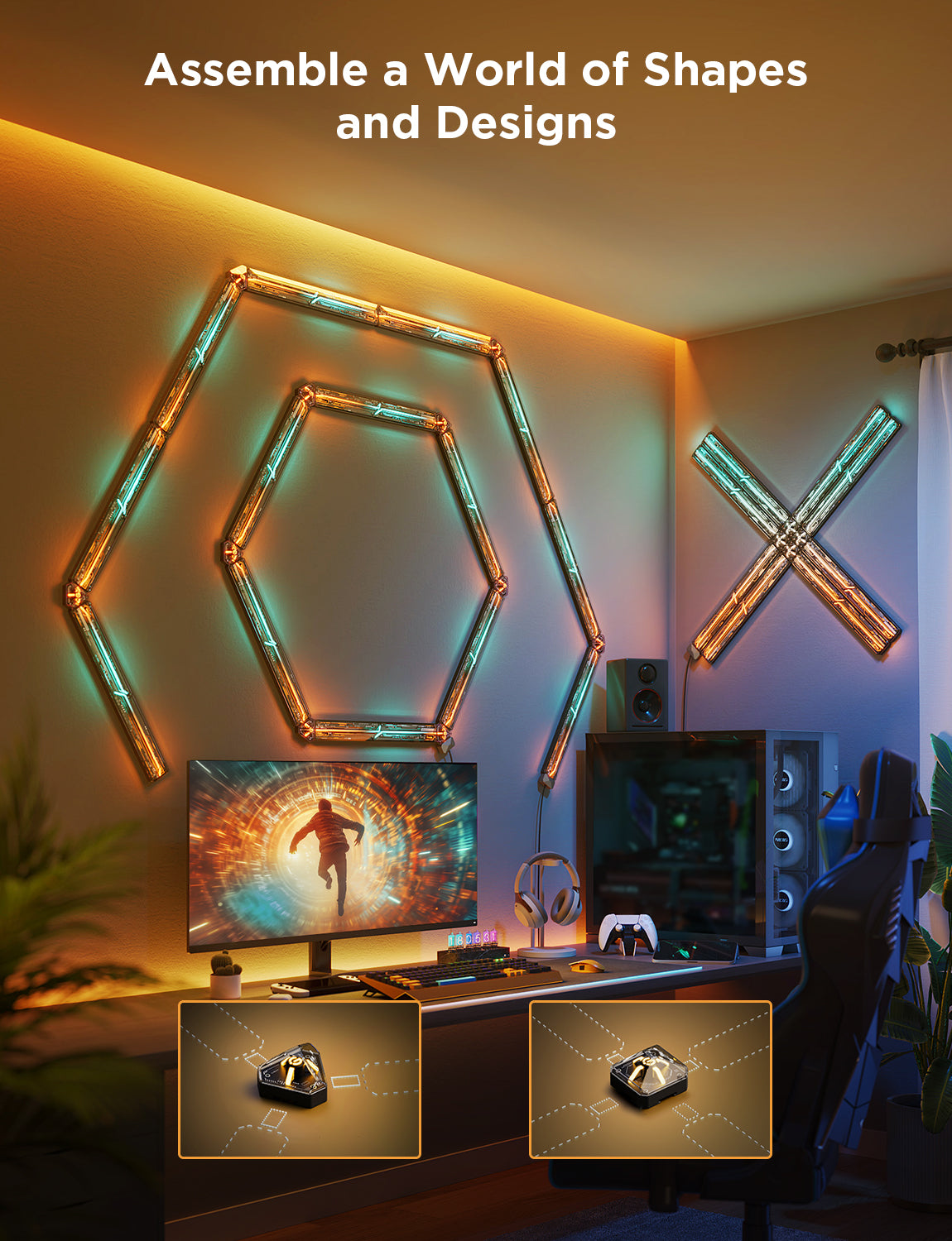 govee-h6063-gaming-wall-light-panneau-lumineux-mural-rgb-avec-face-translucide-i image 8