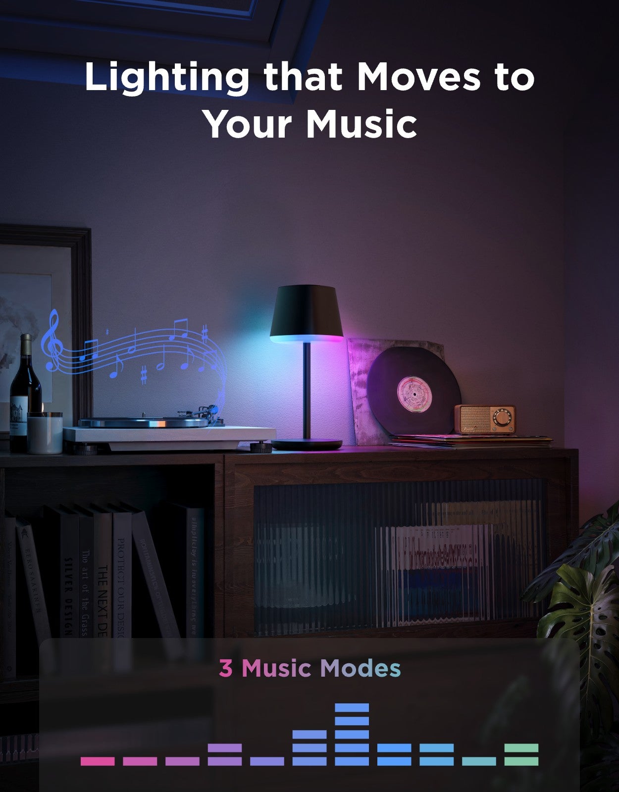 govee-table-lamp-classic-lampe-de-table-nomade-rechargeable-sans-fil-noire-pour- image 8