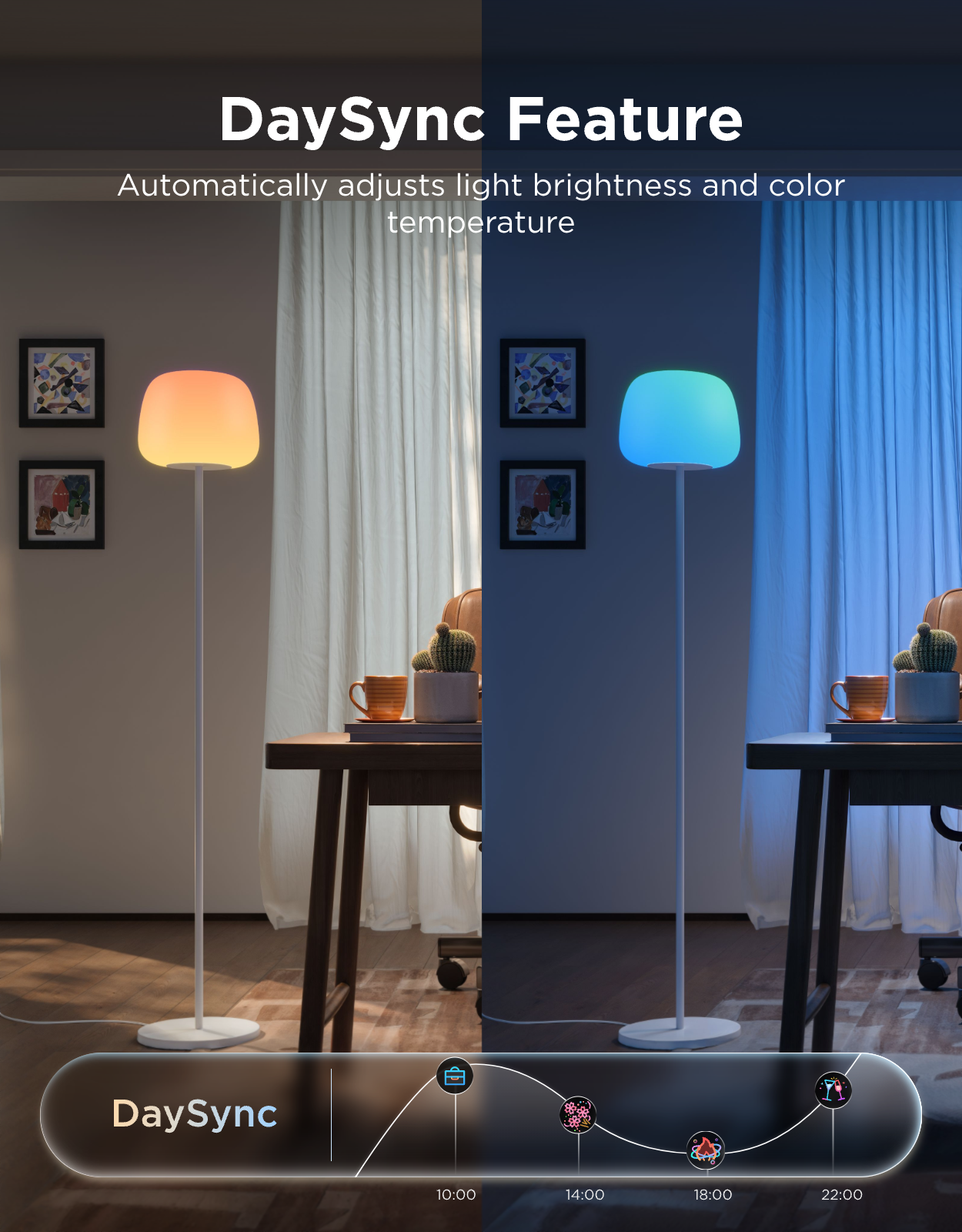 govee-lantern-floor-lamp-lampadaire-lanterne-led-intelligent-luminblend-1000k-10 image 6