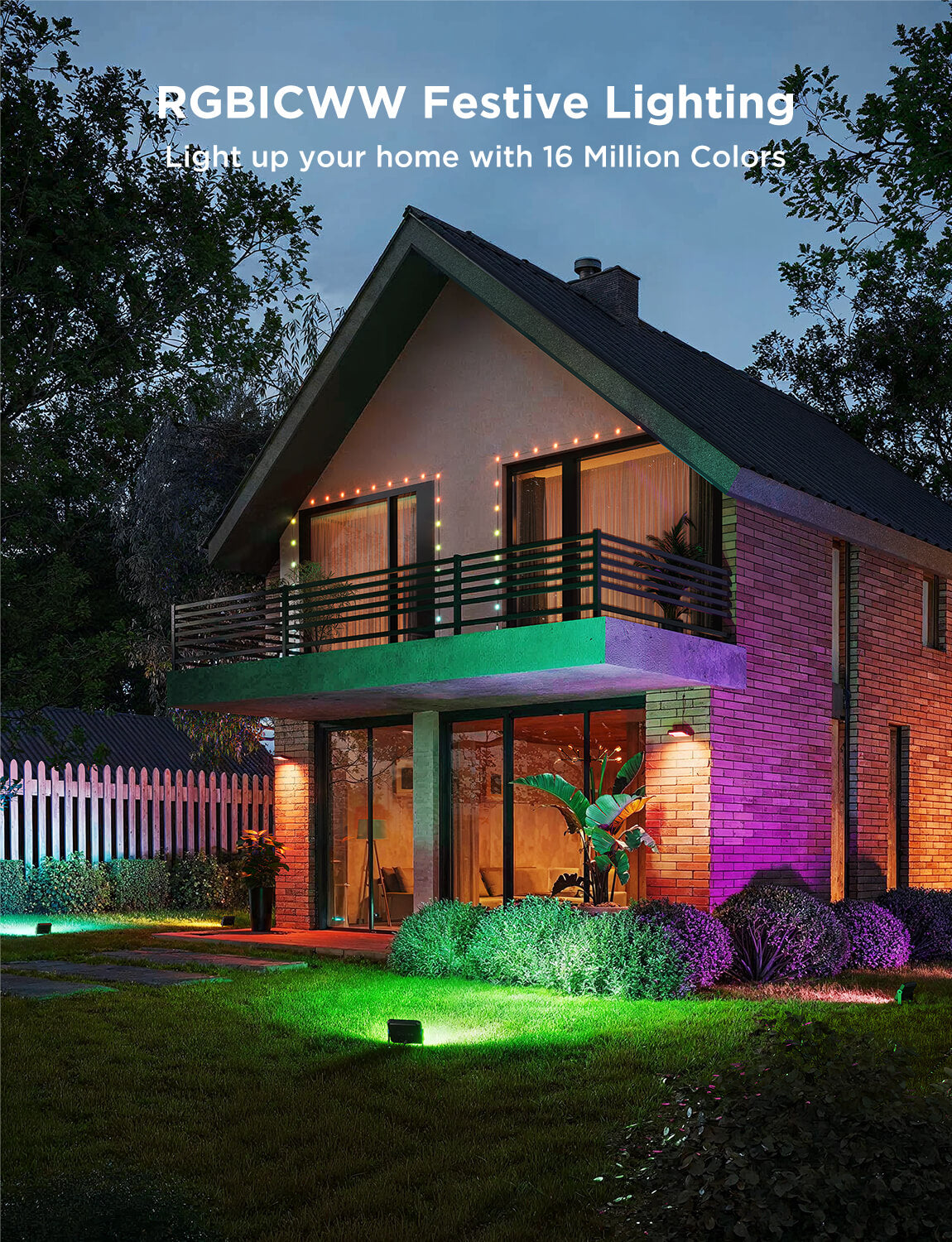 govee-outdoor-flood-lights-2-projecteur-ext-rieur-rgbic-16-millions-de-couleurs- image 3