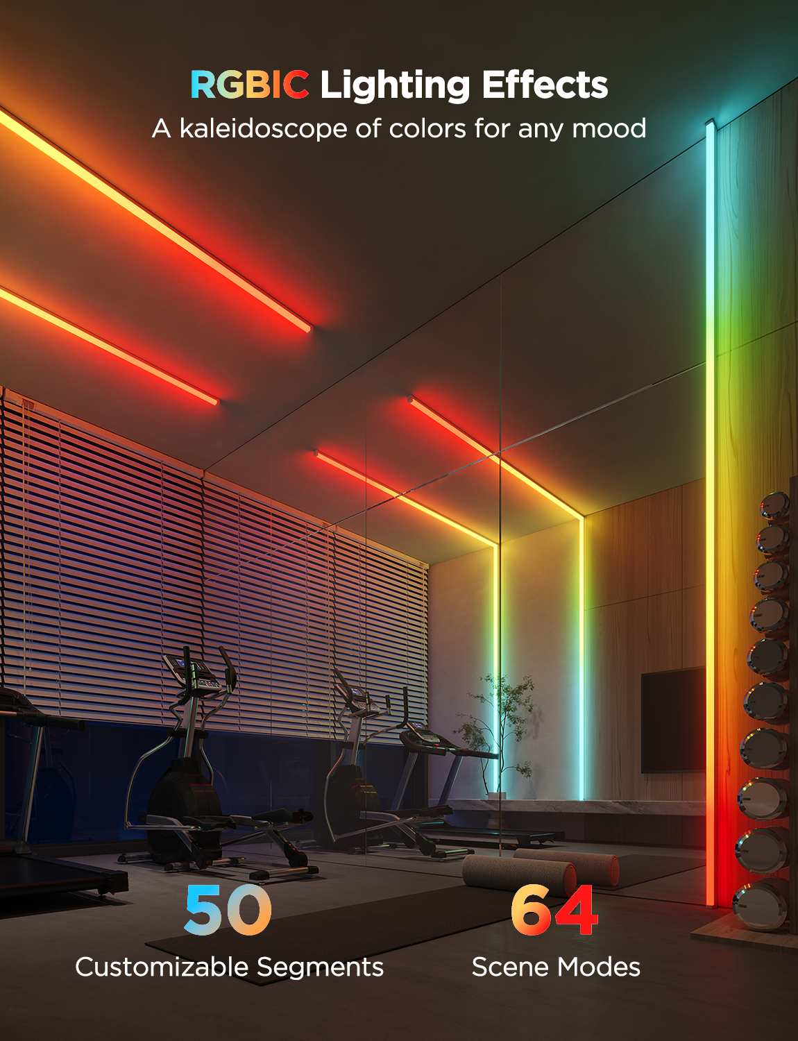govee-rgbic-led-strip-lights-avec-cache-diffuseur-h61b5-5-m-h61b3-3-m-h61b6-10-m image 3