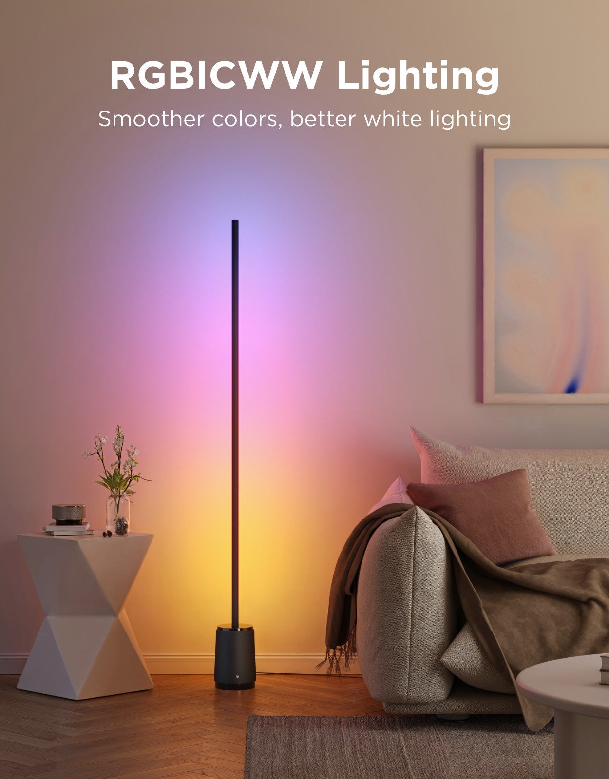 govee-floor-lamp-3-lite-lampadaire-led-intelligent-rgbic-avec-lumi-re-blanche-aj image 2