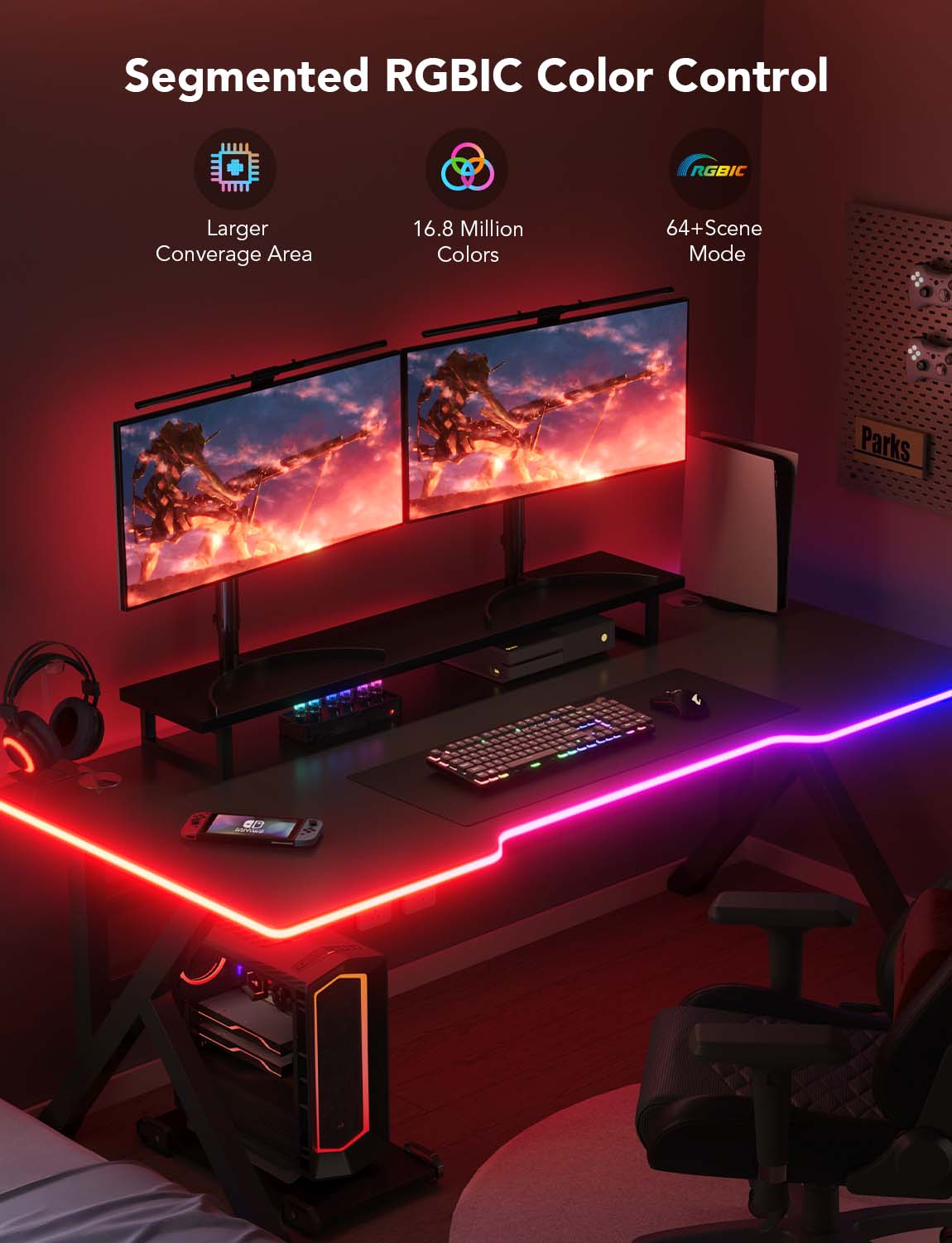 govee-rgbic-led-neon-rope-lights-pour-bureau-ruban-n-on-intelligent-rgbic-pour-s image 3