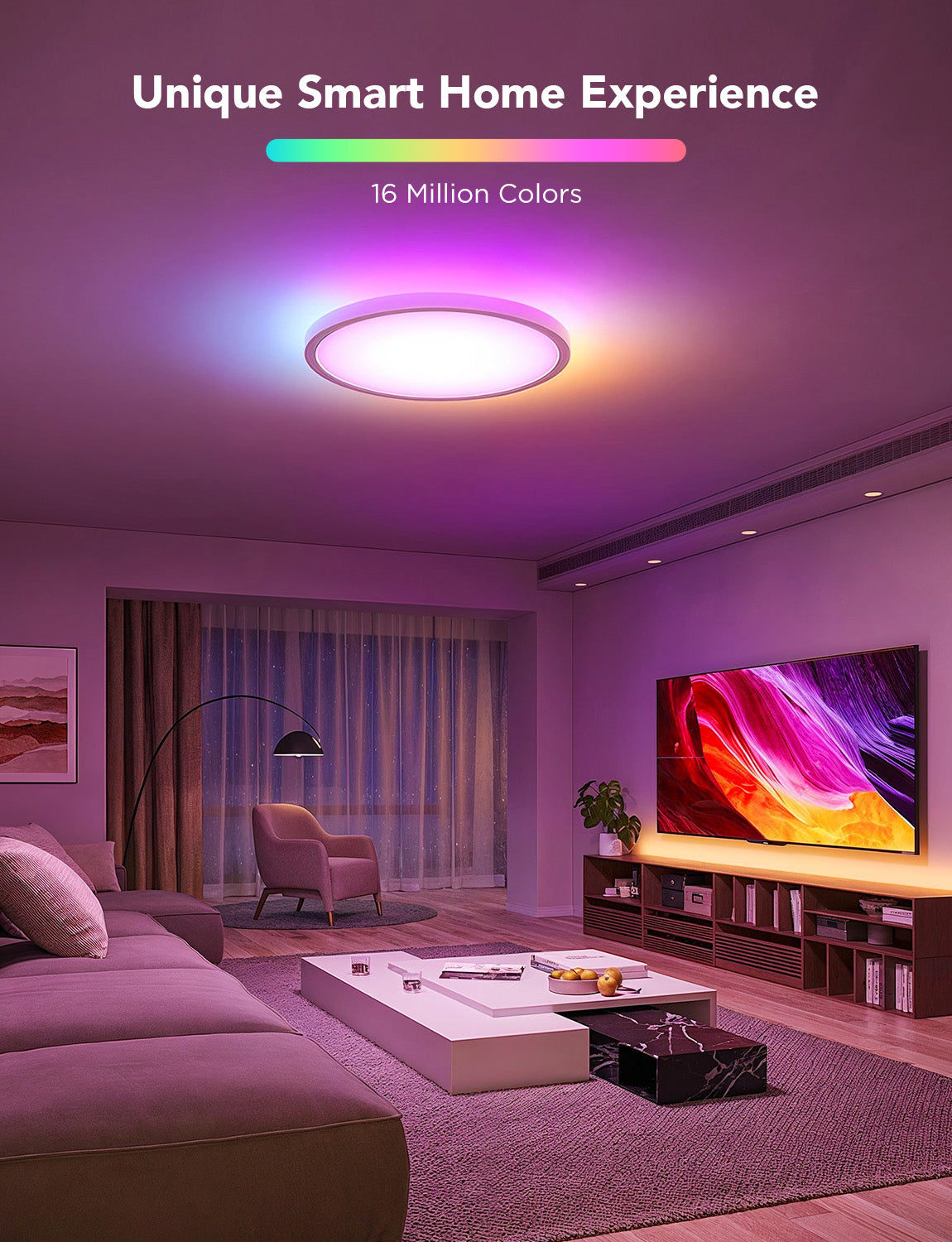 govee-plafonnier-smart-30-cm-rgbww-rgbic-plafonnier-led-connect-carr-ou-rond-16- image 4