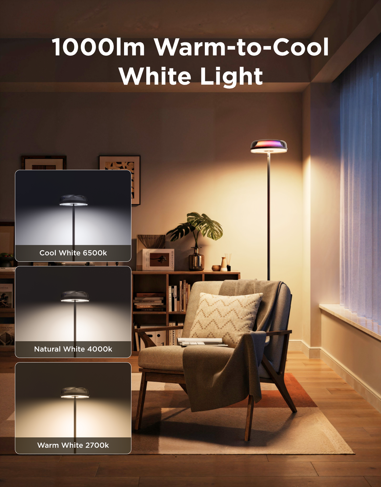 govee-uplighter-floor-lamp-lampadaire-led-intelligent-effets-ripple-et-n-buleuse image 5